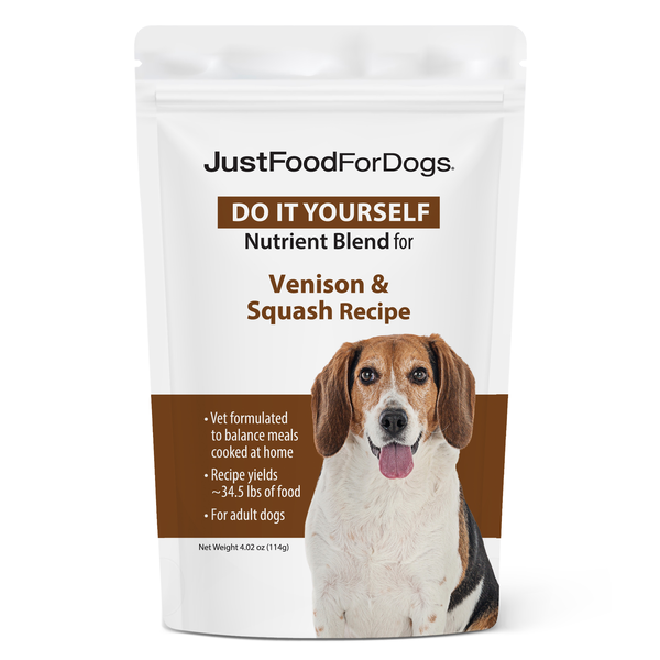 Do It Yourself Nutrient Blend Venison JustFoodForDogs